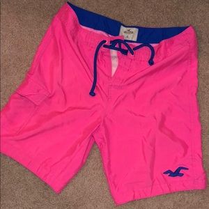 Hollister XL pink men’s swim trunks